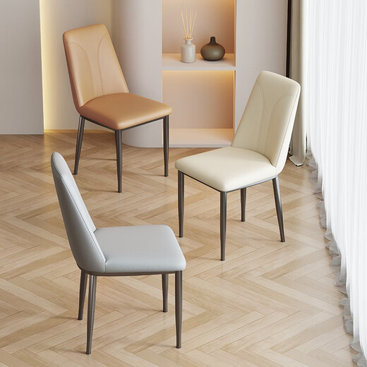 
Every year, the dining table and chairs are light and luxurious. Home dining chairs. Modern simple dining table and stools. Hotel restaurant commercial backrest chair. Crown chair*4-handle Y1047#