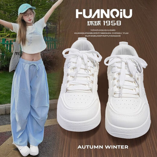 Universal milk fufu white shoes for women 2025 new spring all-match sports and casual shoes for women popular student sneakers