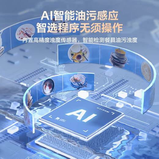 Hisense zero-bacteria dishwasher 12 sets frequency conversion household large capacity built-in under the stove first-class water efficiency layered washing 168h storage independent hot air WQ12-C310Pro