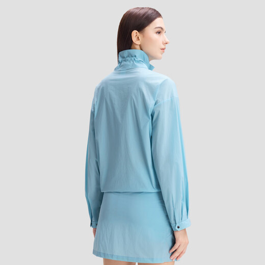Descente Women's Studio Series Women's Web Tops im Herbst Neues Produkt SB-Air Blue S (160/80A)