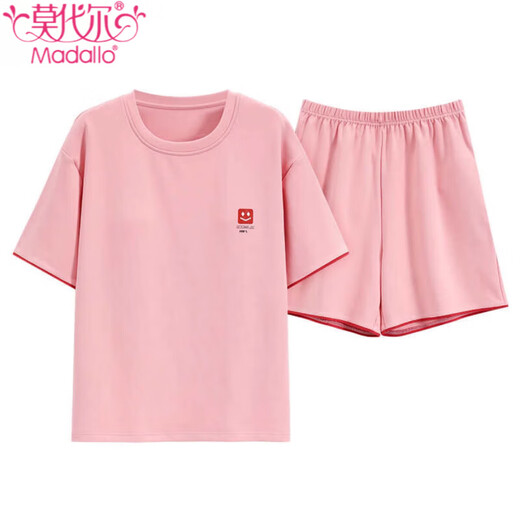 MODAL 2025 Nouveau pyjamas pour femmes en été en coton pur shorts shorts doux décontractés de vêtements de maison de sport peut être porté à l'extérieur de Z9859 L [recommandé 100-120 Jin [Jin est égal à 0,5 kg]]]