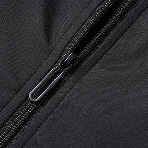 Woodpecker (TUCANO) jacket suit men's spring and autumn stand-up collar striped top casual versatile trousers two-piece men's black XL