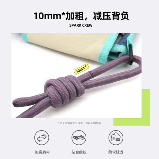 
Huajian Princess original summer new product contrasting color crossbody mobile phone bag fashionable travel dopamine bag lightweight bag yellow pair blue