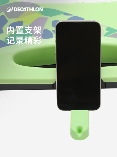 迪卡侬（DECATHLON）羽毛球网架便携式标准户外折叠快开网排球网IVH1 【2025新款】便携式快开球网套装 - 落叶绿 (