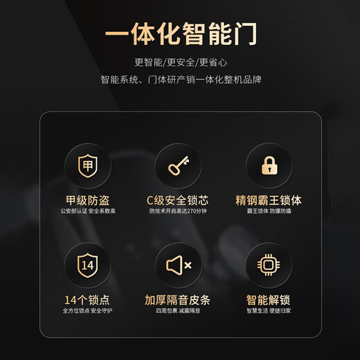 欧帝乐（OUDILE）新款甲级防盗门入户门别墅大门+隐藏加高门头暗式精铸铰链+指纹锁 科技云锁 2150*1050-2250*960