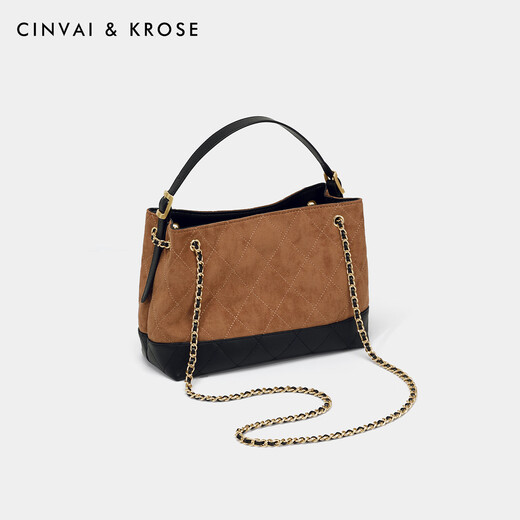 Cinvaikrose Small Fragrance Style Tote Sac Women's 2025 grande capacité Sac à bandoulière unique Sac pour femmes Back Backt Back's Day's Day's Gift Khaki [Cadeaux à la petite amie, à la femme et aux filles sont sincères et pratiques]