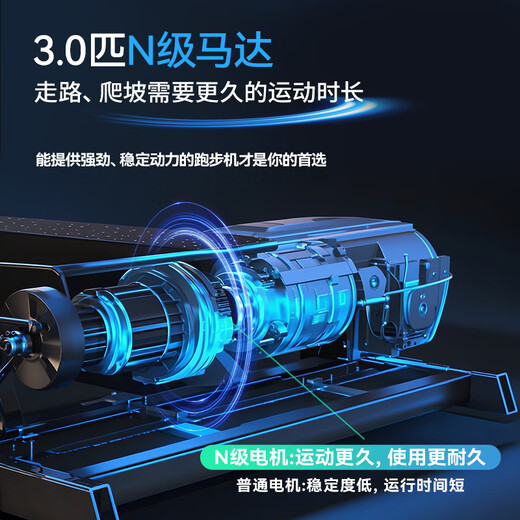 ICON treadmill T10, high-end indoor foldable commercial smart shock-absorbing color screen weight loss fitness equipment for home use, smart color screen, ready for sale, installation included