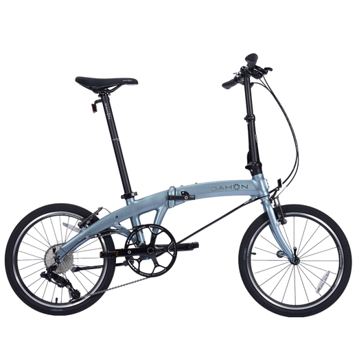 Bicicleta plegable Dahon P10 Aleación de aluminio de 20 pulgadas Conjutor de aluminio Adult V-Brake PAA003 Matte Gris azul