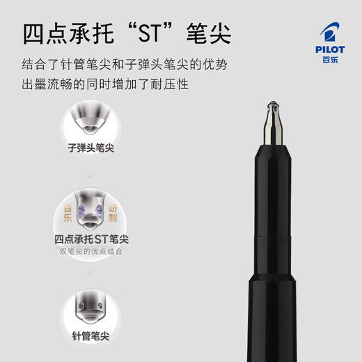 PILOT Hot Products JUICE UP Juice Pen Press Black Gel Pen 0.4 Signature Pen Water Pen Student Examination St Writing High-Looking Office Stationery Set 5 Pieces