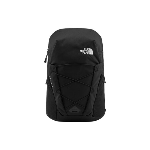 North Face 26L Classic Nylon Schoolbag Rucksack Rucksack reguläre Männer und Frauen gleiche Stil Paare reines schwarzes reines Schwarz