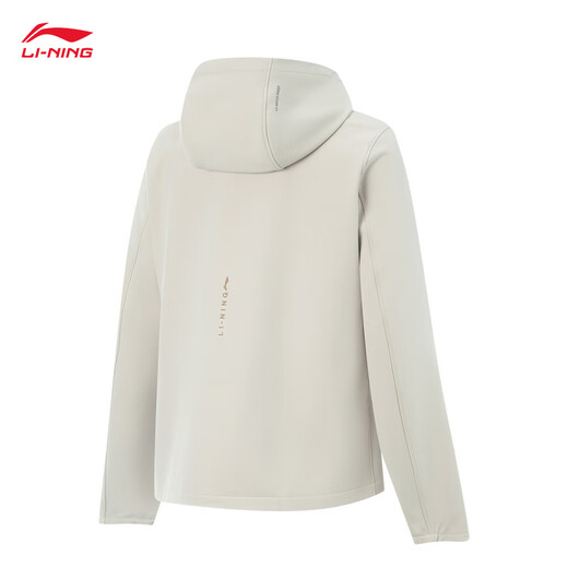 Li ning ajoute le ventre de vent de sport à l'eau chaude en velours pour les femmes 2025 veste de sport de mode automne et hiver afdve78