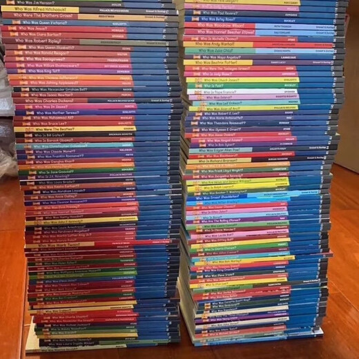 Jingxuan Reading 1449 people collected Who is/Who was Volume 1_80, Volume 81_160 English picture book 1-80