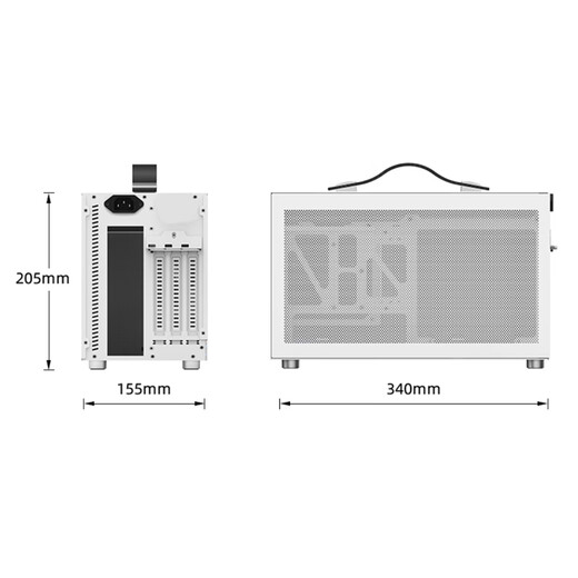 Gigabyte 24-issue interest-free AMD Ryzen 9600X/9700X graphics card RTX5050/5060Ti/5070 S400PRO portable DIY host 053 Configuration 6 Ryzen 7 9700X丨No graphics card