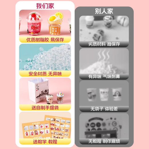 diy迷你奶茶杯过家家玩具女孩子2025儿童网红女童女生日礼物 MINI捏捏乐[猫爪]