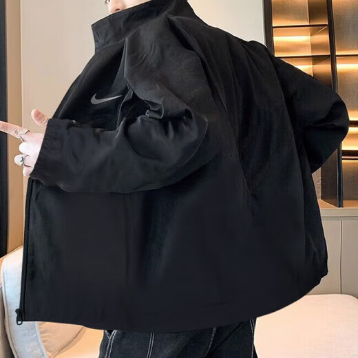 Nike (Nike) Veste officielle Men 25 Été Nouvelle tendance courir la soie de glace respirante en souffrance