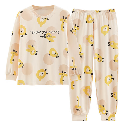 Muji com Muji com pijama para mujeres en primavera y otoño dibujos animados delgados de manga larga Traje de gran tamaño coreano Summer GXT9928 M Mujeres (sugerido 75-95Jin [Jin equivale a 0.5 kg])