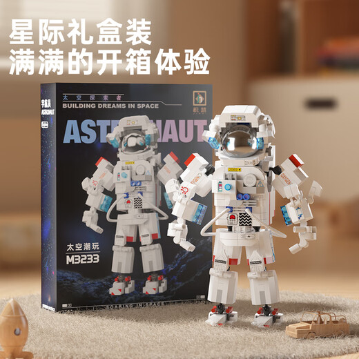 Bruchy Astronaut Lego building blocks assembled educational toy for girls 6-12 years old children's toy boy birthday gift model