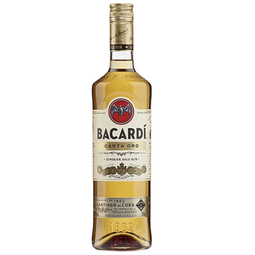 百加得（Bacardi） 洋酒 金朗姆酒 莫吉托 基酒调酒 980ml