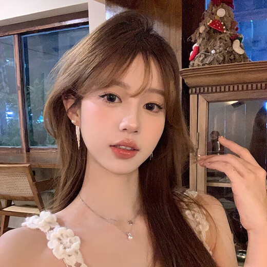 Nianfu Pearl Tassel Earrings S925 Silver Needle Earrings Unique Niche Design Light Luxury High-end Mid-Autumn Festival Gift for Girls Pearl Tassel Earrings S925 Silver Needle