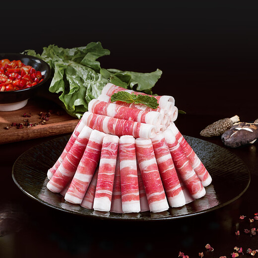 No. 1 member store Australian free-range raw cut lamb rolls 1Jin Jin is equal to 0.5kg hot pot ingredients mutton slices grass sheep