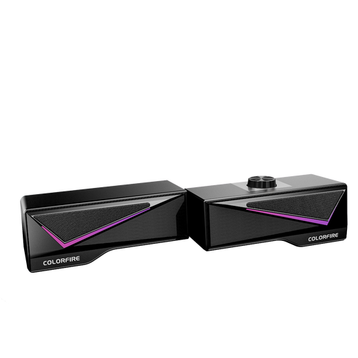 Colorful Colorful wired computer speakers detachable 2-in-1 e-sports game audio subwoofer usb powered high volume CD10 PRO CD10 basic model magic black detachable