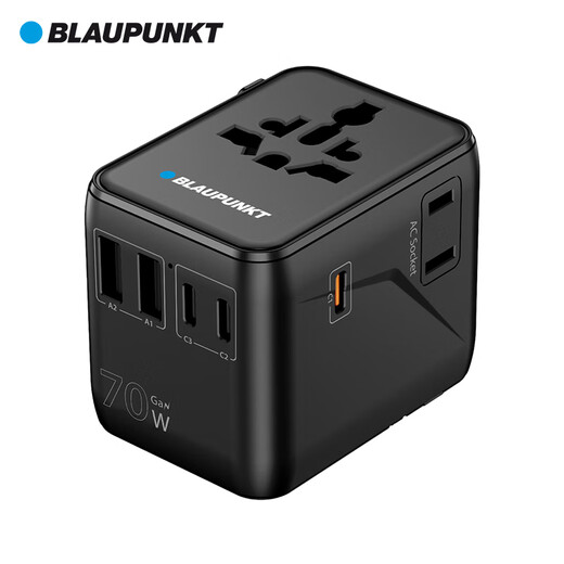 BLAUPUNKT Konvertierungsstecker Universal/Internationaler Steckerkonverter/Universal-Ladesteckdosenadapter/Britischer Standard USA, Australien, Europa, Japan, Südkorea, Hongkong, Macau, Thailand, Singapur