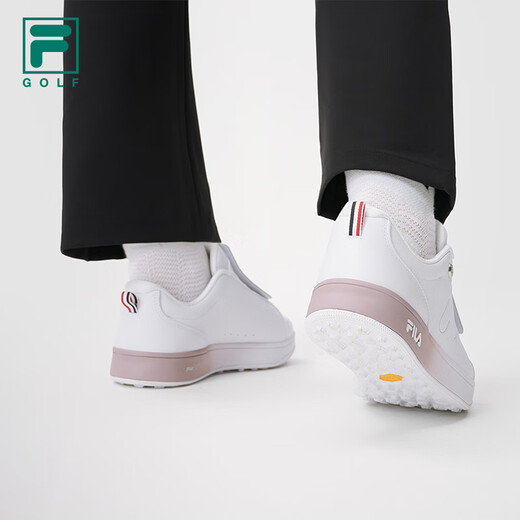 FILA He Muni's same official GF 1911 golf shoes women's shoes BOA training shoes soft spikes FILA white-WT 35.5 (220mm)