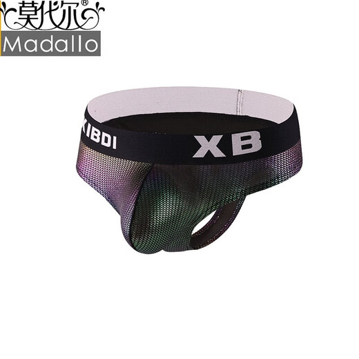 Ropa interior modal para la tanga de moda y sexy para los hombres para hombres jóvenes transpirables y cómodos cortos transfronterizos verdes + negro + rojo (recomendado 90-110jin [Jin equivale a 0.5 kg])