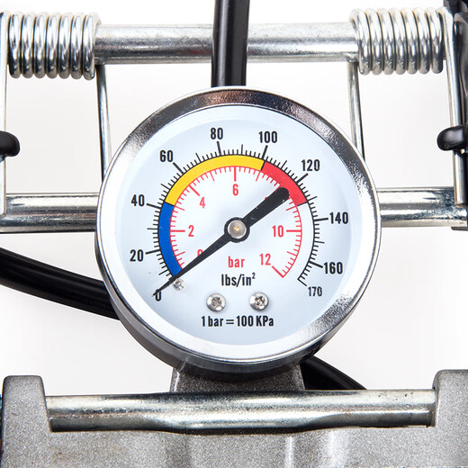 Ounai inflator, foot-operated high-pressure inflator, bicycle, electric vehicle, motorcycle, car, household, portable, foot-operated, vehicle-mounted air pump