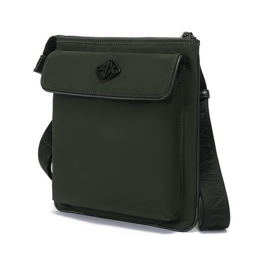 [Второй рукой 99 Новый] Не используется Armani Axe Men's Men's Men's Men's One-Crossbode Crossbody Bag XM000591 AF12099 UB001 Dark Green