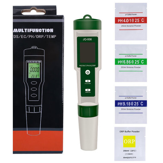 XMSJ 10-in-1 Multifunktionaler Wasserqualitätstest PH PH-Stiftsäure Messgerät TDS Leitfähigkeitsmesser Temperatur Salzgehalt Test 9901 TDSPH Temperatur Hintergrundbeleuchtung Drei-in-1
