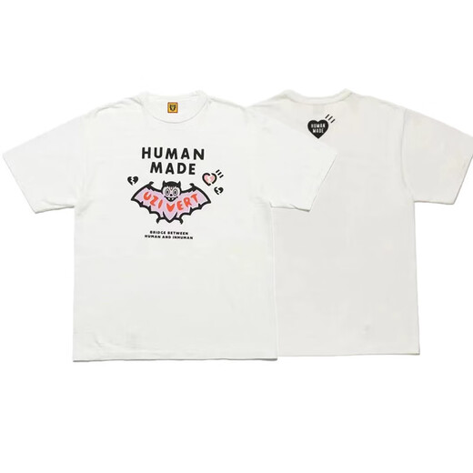 Lee Kids japoneses retro letras inglesas dibujos animados impresos camiseta de algodón de algodón de bambú de manga corta 3890 blanco l