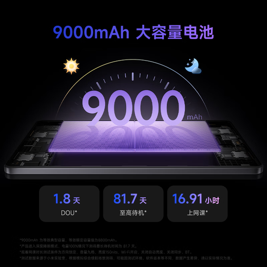 Xiaomi REDMI Pad 2 tablet 11-inch 2.5K ultra-clear eye protection screen ThePaper OS2 tablet Android smart learning and office new model Purple 6GB 128G Standard version