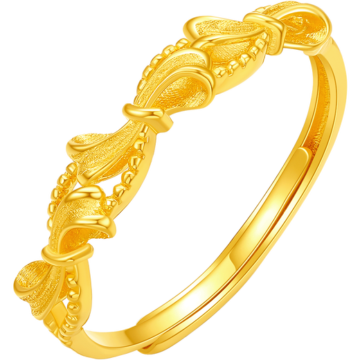 Saturday Blessing Girl's Thoughts Series Waltz Gold Ring Price A0115492 Living Mouth No. 13 Approximately 2.38g Gift