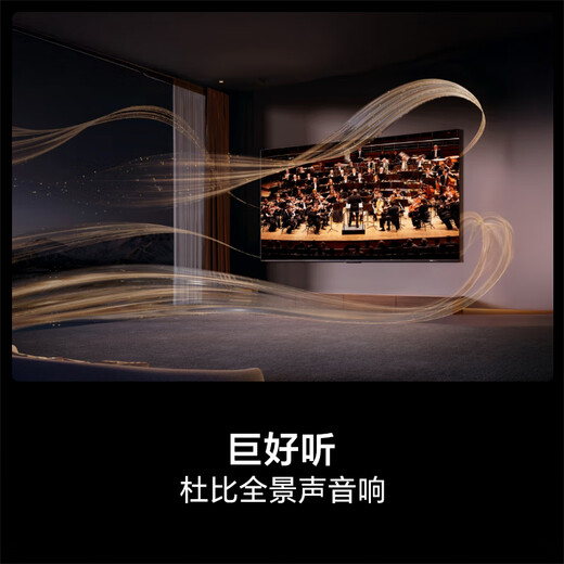 Hisense TV 100E3Q Pro 100 inches 384 partition U+MiniLED anti-light soft light anti-glare screen 288Hz high brush Dolby Atmos limited time subsidy 98/100