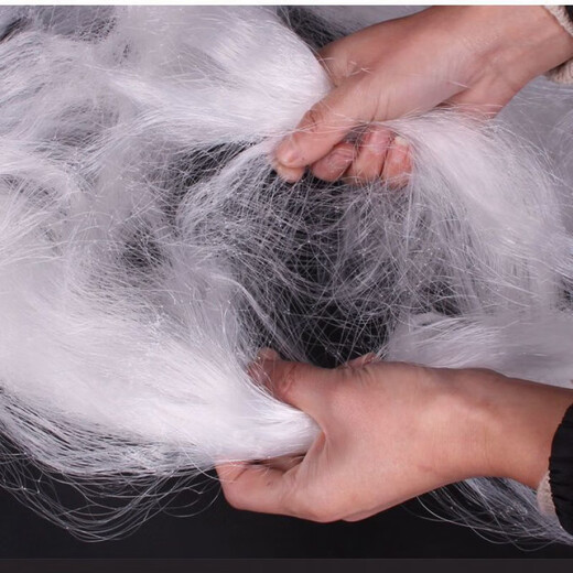 Shushe silk net fishing net three-layer sunken net single-layer floating net hanging fish net white striped crucian carp three-layer sunken net 1 finger 20 meters 1 meter high