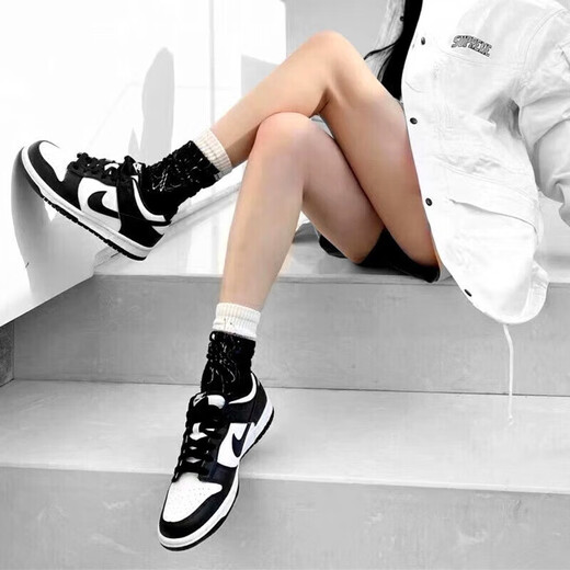 Nike (Nike) Offizielle große Mädchenschuhe Frühling Neue Dunk Sneakers Casual Schuhe Low Top atmungsable trendige Skateboardschuhe CW1590-100 40