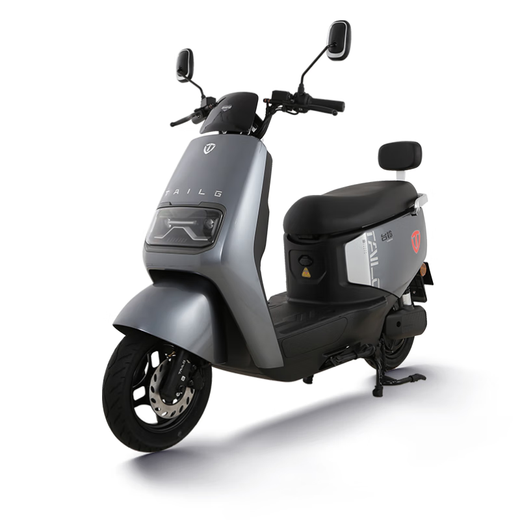 Tailing Electric Motorcycle Youxiang 2.0 Long Range 75KM High Power 1200W Electric Vehicle Lead Acid Battery 72V22Ah Takeaway and Work Transportation Galaxy Gray
