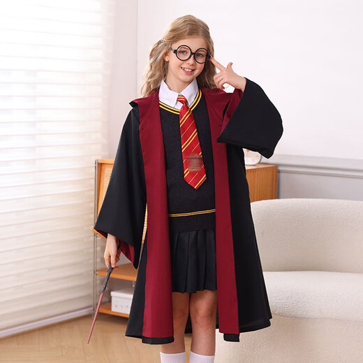 Bear Walking Harry Potter Magic Robe cos children's college role play single robe (same style for men and women, free gift 160