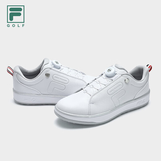FILA official men's shoes 1911 Trainer soft spike golf shoes autumn new sports comprehensive training shoes FILA white-WT 40.5