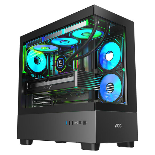 AMD锐龙 R7 9700X/RTX5070TI/9070XT 高端电竞游戏主机 AI生成3D建模整机 FPS高刷DIY台式机组装电脑 配置6:9700X/RTX5070TI
