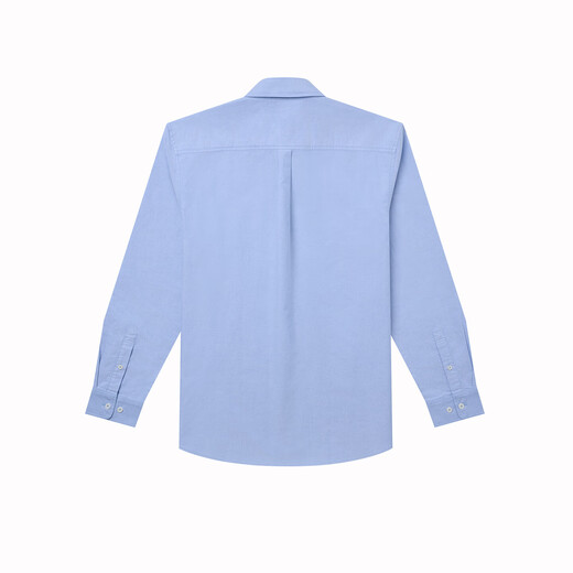 HAZZYS мужские весенне-осенние мужские рубашки из чистого хлопка деловые однотонные рубашки с длинными рукавами для мужчин ASCZK1CCX58