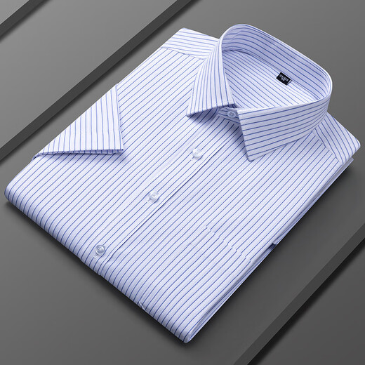 PMWrun Summer Sweat-Absorbing et respirant Shirt à manches courtes pour hommes minces Men de pointe de coton haut de gamme DX6629 M 165cm / 38 recommandé 10B DX6629 M