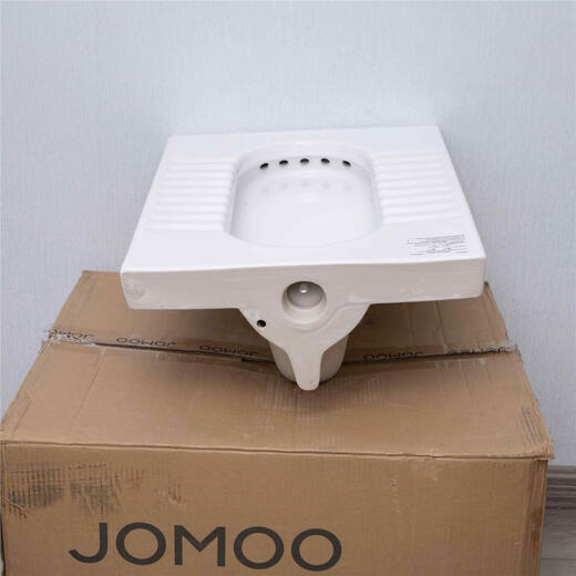 JIUMU Store 14132 Squat Toilette Exklusive Pedalstreifen Anti-Rutsch-Rutsch-Nicht-Wasser-Akkumulation Keramik Squat Toilette