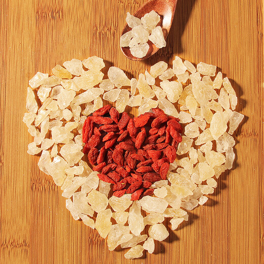 Red cotton small grain yellow rock sugar braised pork fried sugar color rock sugar white fungus lily sugar water polycrystalline old rock sugar 400g