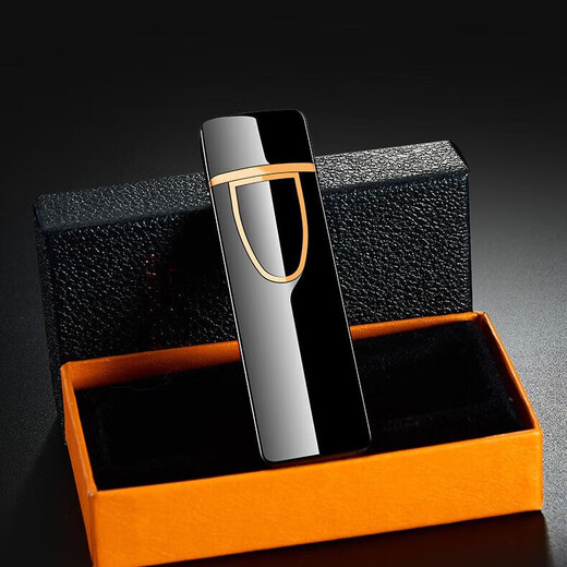 Electronic lighter rechargeable lighter windproof new touch cigarette lighter lighter touch cigarette lighter upgraded model touch sensing/overcurrent protection