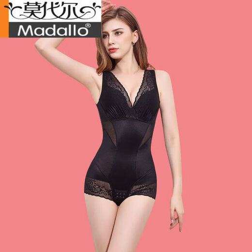 
Modal thin tight body shaping underwear genuine postpartum belly-tightening waist lifting hip-shaping body-shaping one-piece women's belly-reducing 2 pieces black crotch-breasted M Recommended weight 90-100 Jin [Jin equals 0.5 kg]