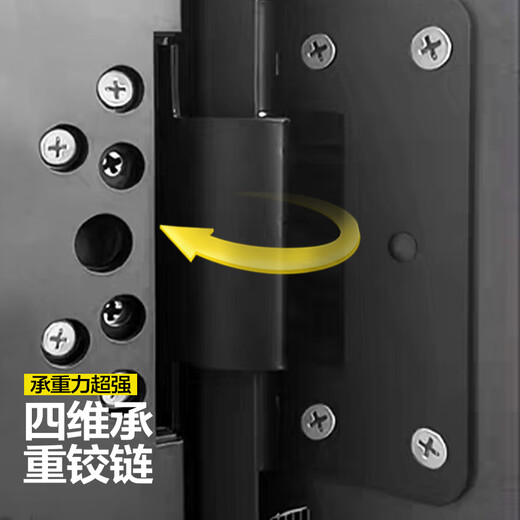 纵航者通风门甲级通风防盗门平头入户门铝箔龙骨填充隔音透气门中门家用安全门智能锁门单门子母门 平开门头【2050*1050】单门 【免费升级】G75精雕3D人脸指纹锁
