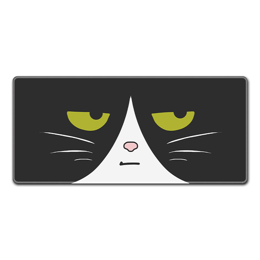 Ruqinlian simple y linda almohadilla de mouse de gato súper grande trabajador sucio personalizado El escritorio de la computadora del escritorio de la almohadilla de goma almohadilla del teclado de la almohadilla de bloqueo en espesas suaves se puede personalizar 16779 [borde de bloqueo delicado y suave en espesado] longitud de 600 mmx de ancho 300 mmx 4 mm de 4 mm