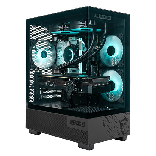MSI AMD Ryzen 7500F/9600X/7650GRE/9060XT/5060Ti desktop assembly machine game e-sports Delta mobile computer host DIY complete machine sea view room configuration eight 9600X+RX9070GRE